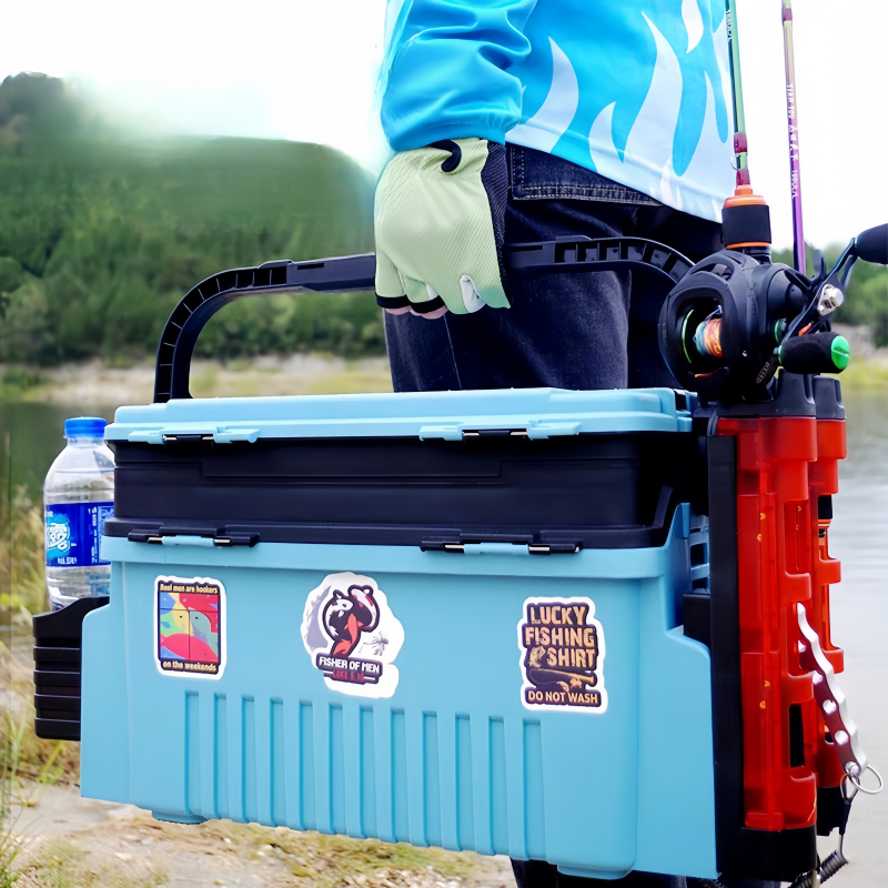 Fishing Kayak Crate - Saltwater Fishing Tackle Box Double Sided