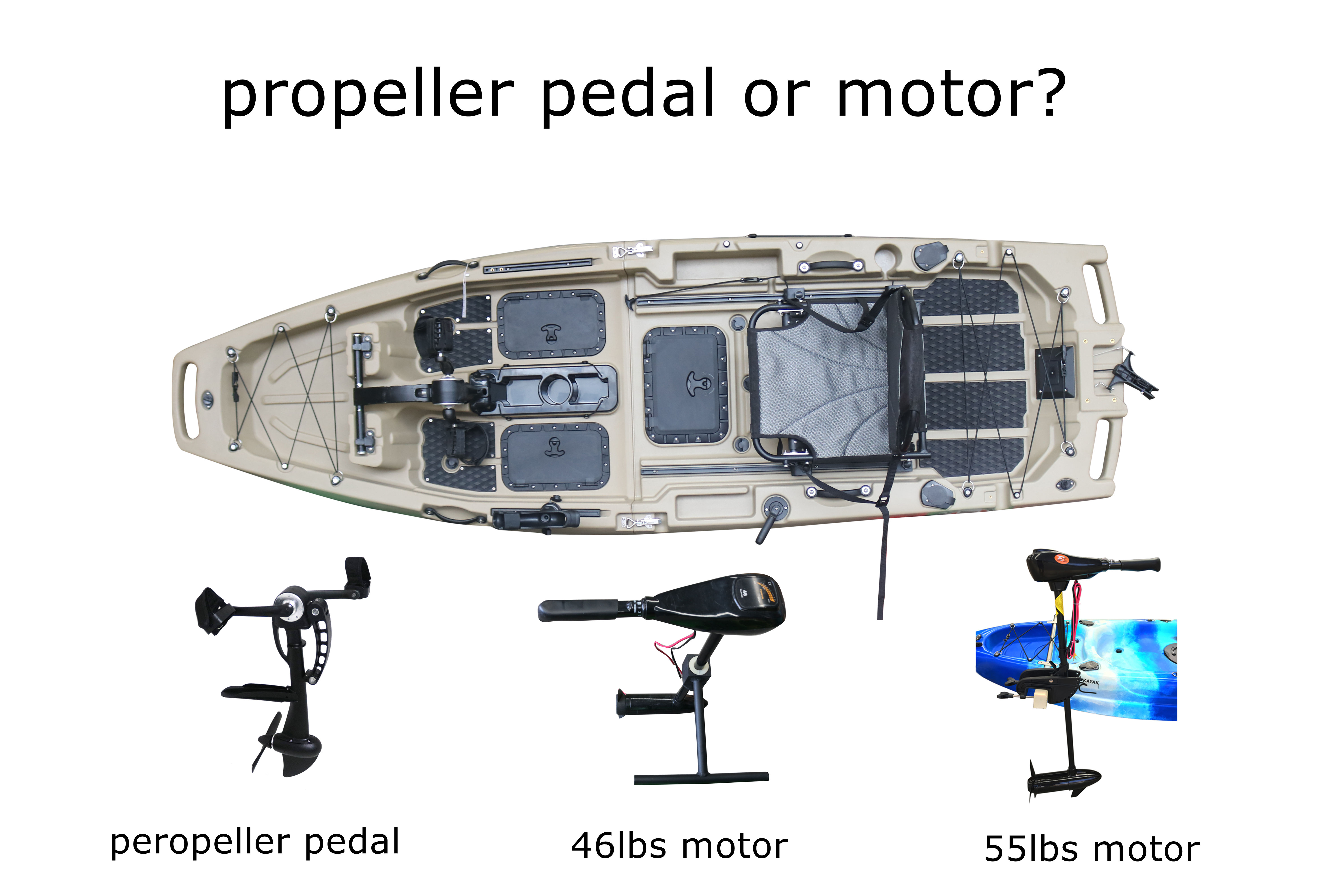 2025 NEW Modular Kayak 9.5ft P - Fishing Kayak Pedal Drive บทวิจารณ์และราคา