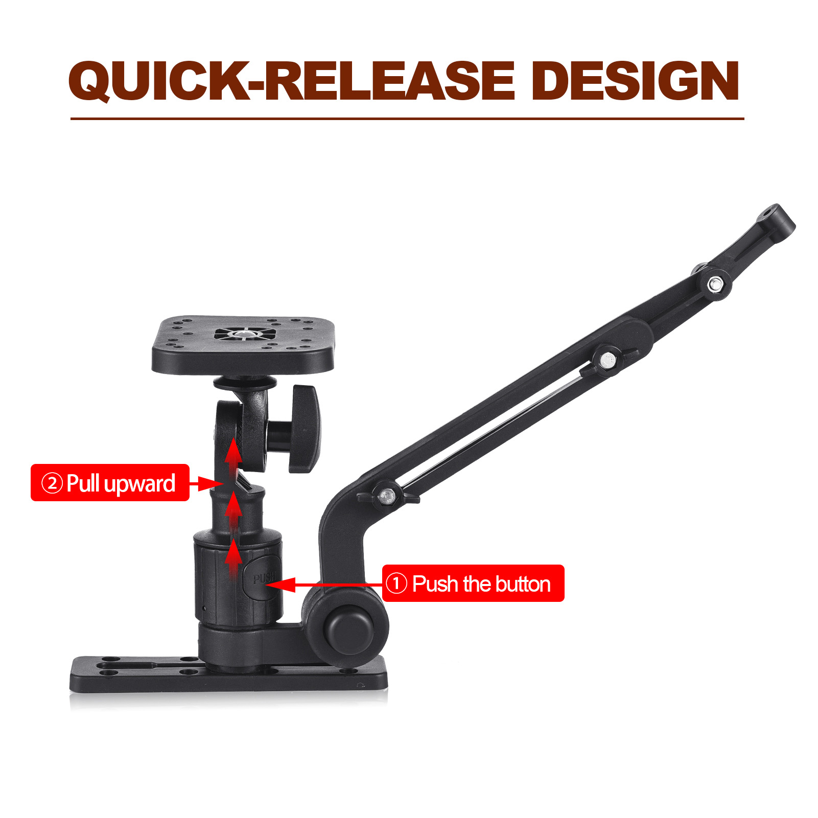Kayak Fish Finder Mounting Pla - Fishing Kayak Fish Finder Mount บทวิจารณ์และราคา