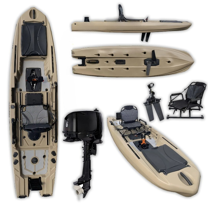 12ft Sit on Top Fishing Kayak  - Fishing Kayak Pedal Drive บทวิจารณ์และราคา