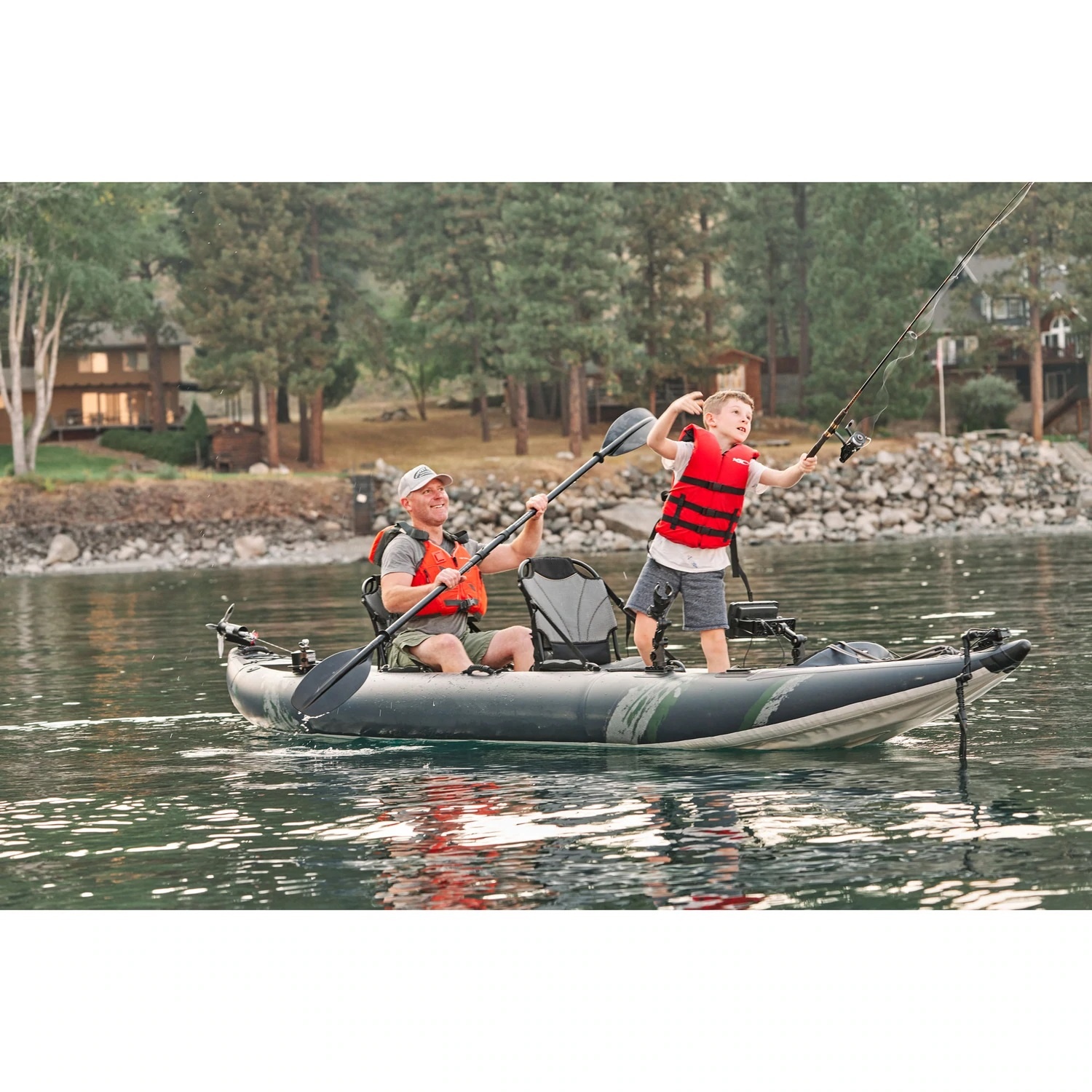 Airo Inflatable Fishing Kayak  - Fishing Kayak Seat บทวิจารณ์และราคา