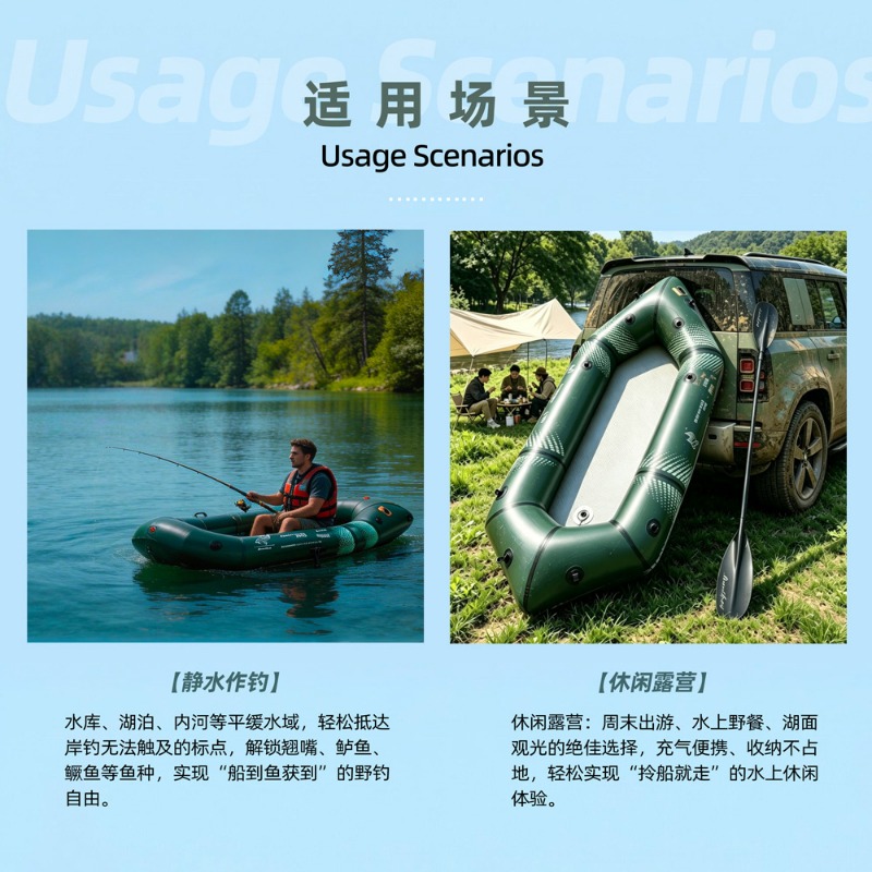 BLFst Fly Fishing Boat TPU Bac - Fishing Kayak Inflatable บทวิจารณ์และราคา
