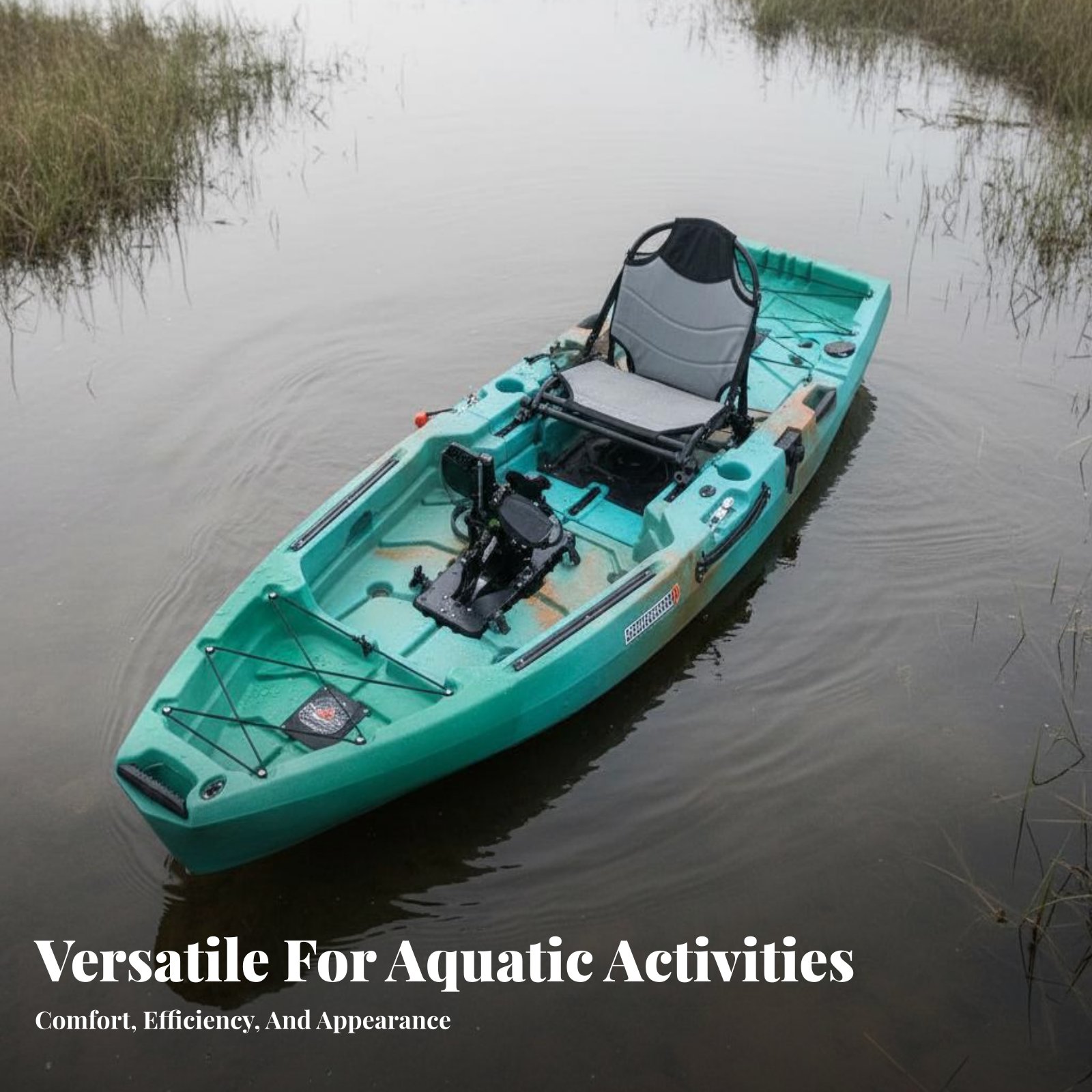 Pedal Drive Fishing Boat Folda - Fishing Kayak Inflatable บทวิจารณ์และราคา