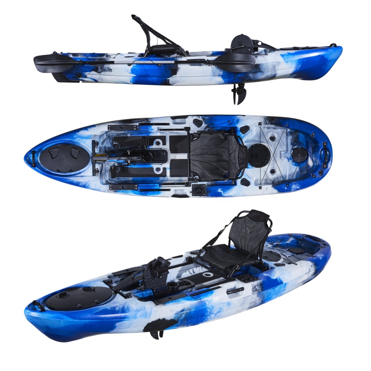 10FT Classic Pedal Fishing Kay - Fishing Kayak Pedal Drive บทวิจารณ์และราคา