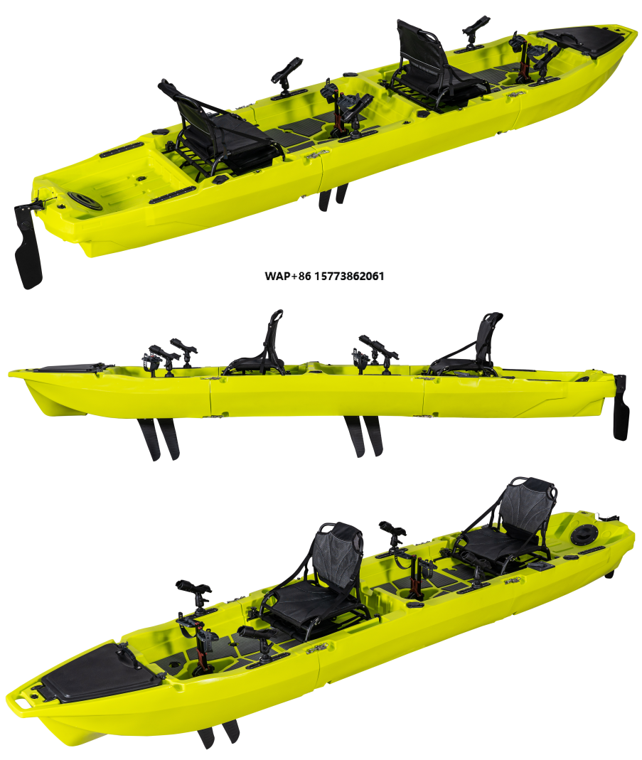 14 FT 3 Section Detachable Sol - Fishing Kayak Pedal Drive บทวิจารณ์และราคา