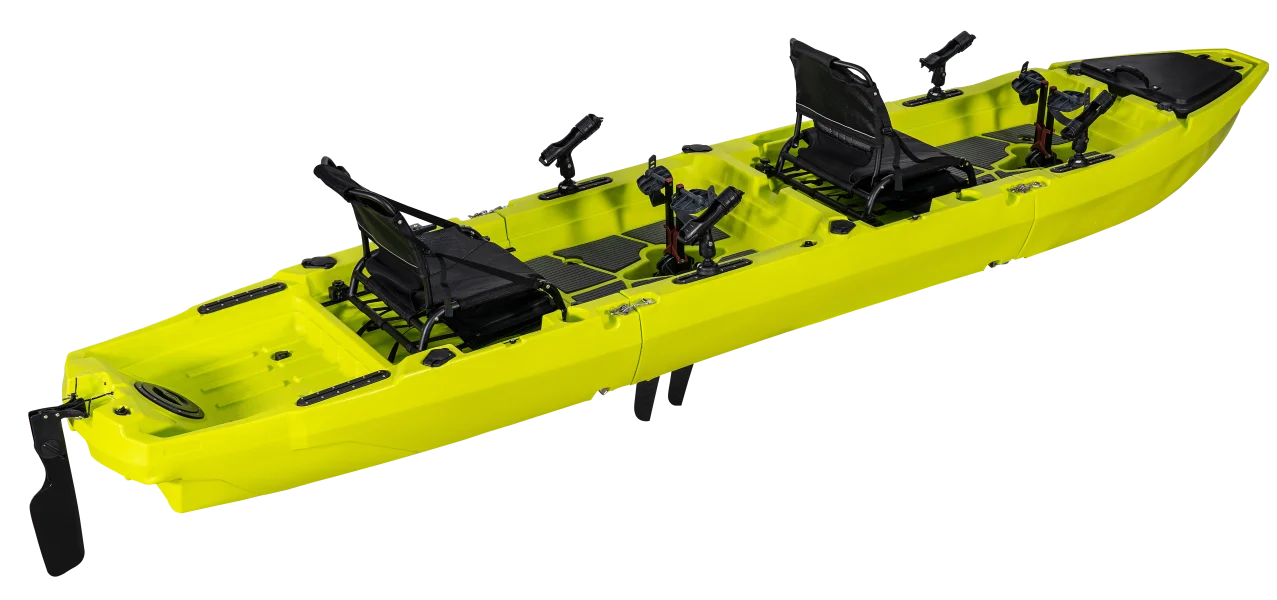14 FT 3 Section Detachable Sol - Fishing Kayak Pedal Drive บทวิจารณ์และราคา