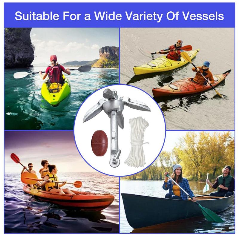Canoe Anchoring Compact Kayak  - Fishing Kayak Anchor บทวิจารณ์และราคา