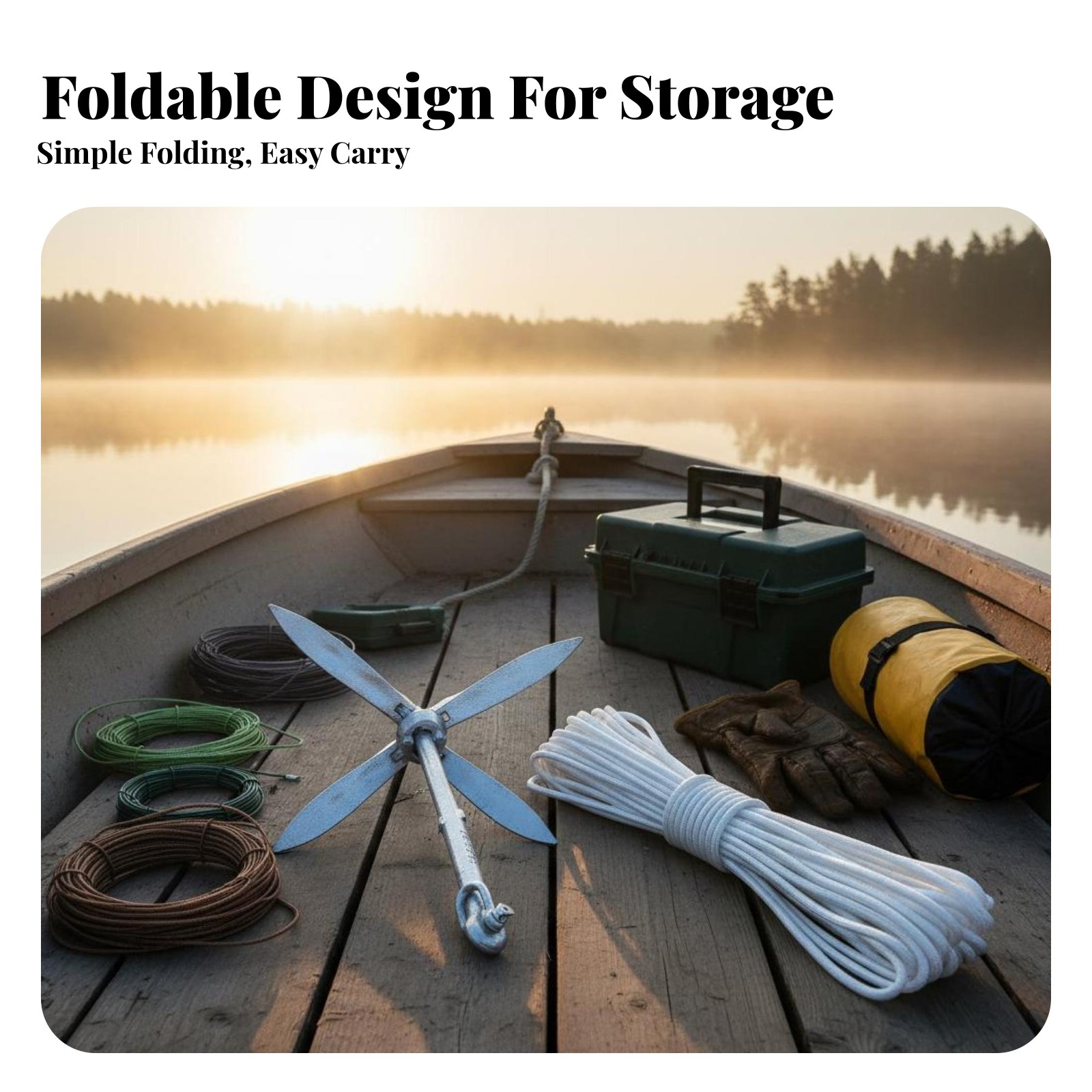 Lotus Anchor Foldable Carbon S - Fishing Kayak Anchor บทวิจารณ์และราคา