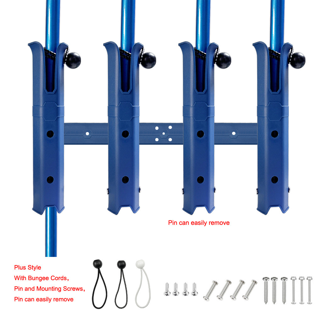 Adjustable Four Pole Plastic F - Fishing Kayak Rod Holder บทวิจารณ์และราคา