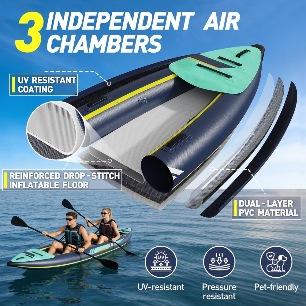 Kayak 1 2 Person for Adults, 1 - Fishing Kayak Paddle บทวิจารณ์และราคา