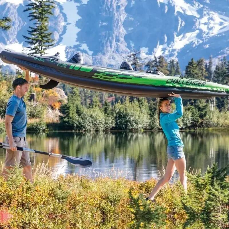 1/2 Person Kayaker Inflatable  - Fishing Kayak Inflatable บทวิจารณ์และราคา
