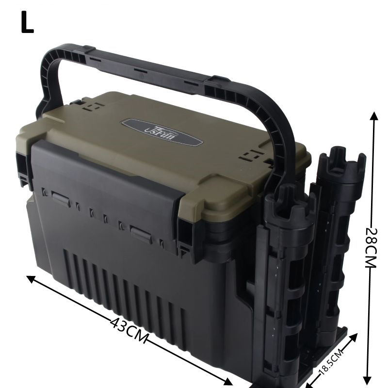 Large Fishing Box Organizer Mu - Fishing Kayak Crate บทวิจารณ์และราคา