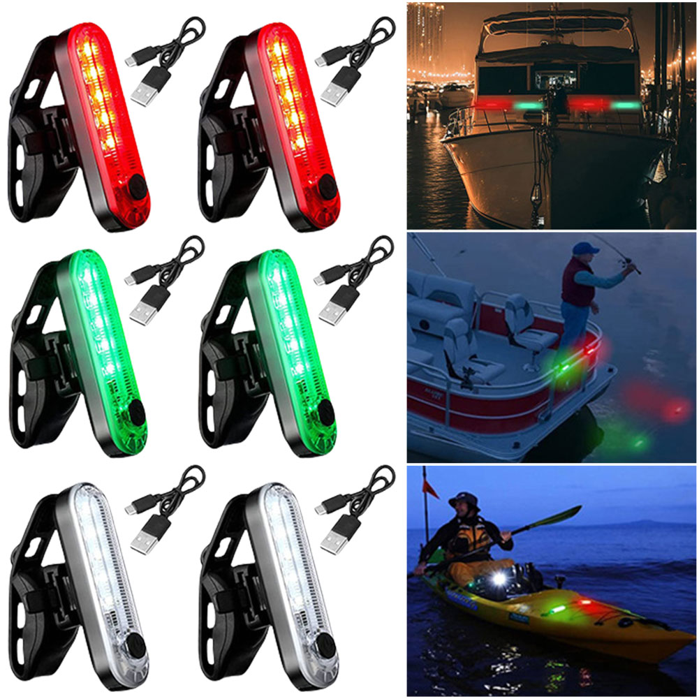 LED Boat Navigation Light USB  - Fishing Kayak Storage Bag บทวิจารณ์และราคา