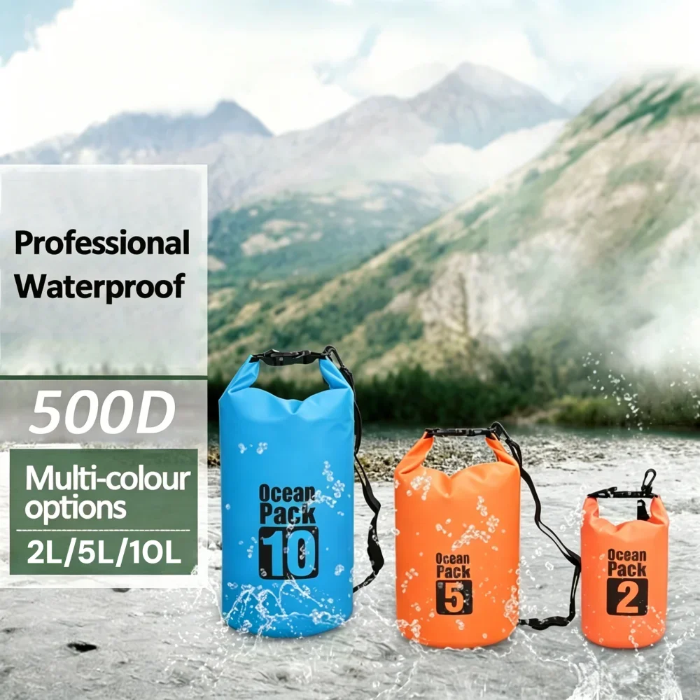 500D Waterproof Dry Bag Floati - Fishing Kayak Storage Bag บทวิจารณ์และราคา