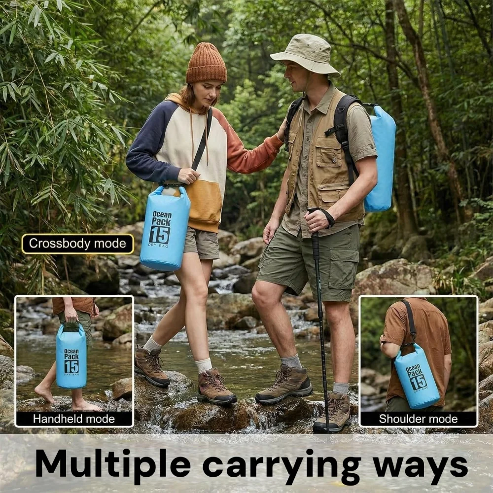 500D Waterproof Dry Bag Floati - Fishing Kayak Storage Bag บทวิจารณ์และราคา