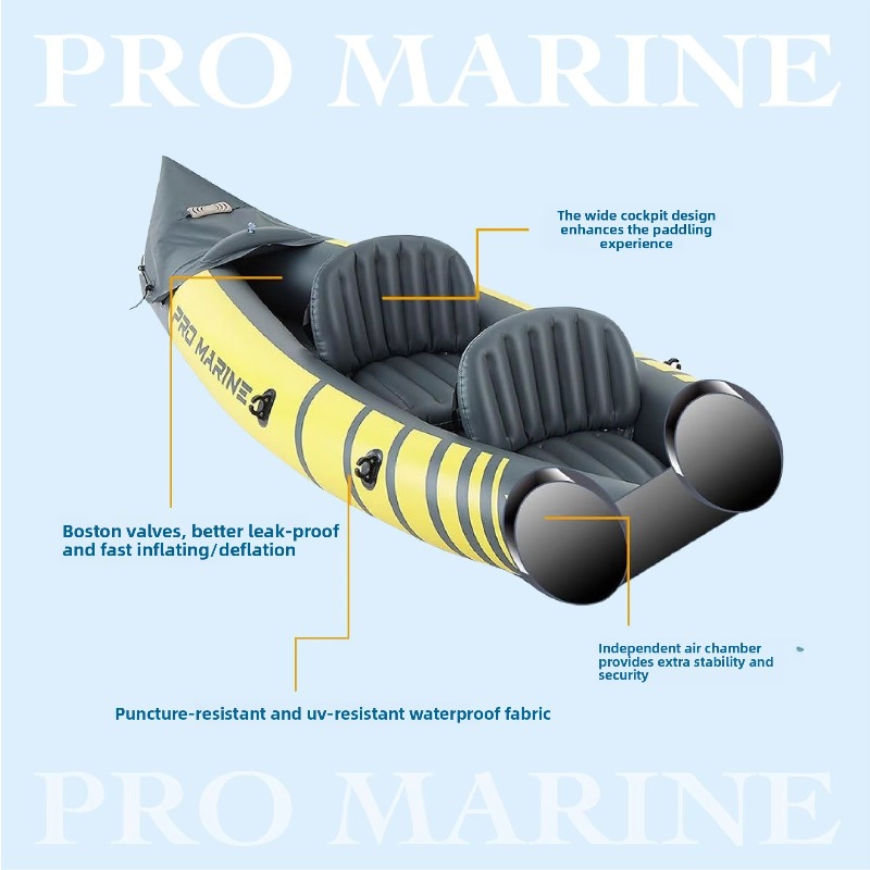 All-Purpose Inflatable Boat fo - Fishing Kayak Inflatable บทวิจารณ์และราคา