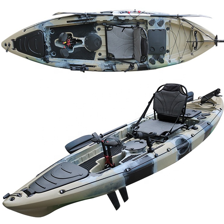 New Designed Plastic Kayak Fis - Fishing Kayak Pedal Drive บทวิจารณ์และราคา