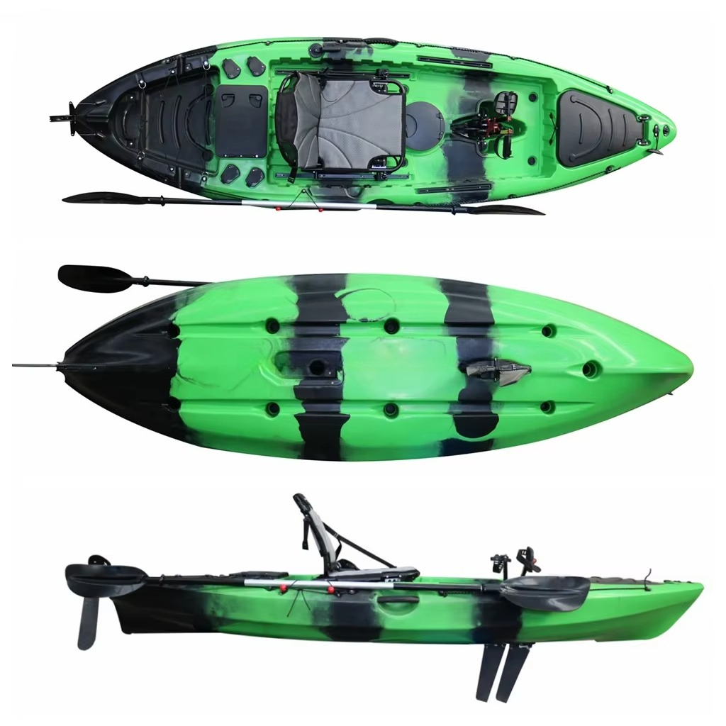 New Designed Plastic Kayak Fis - Fishing Kayak Pedal Drive บทวิจารณ์และราคา