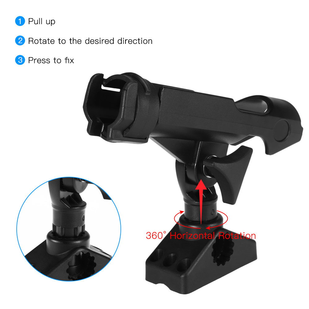 Fishing Boat Rods Holder Base  - Fishing Kayak Rod Holder บทวิจารณ์และราคา