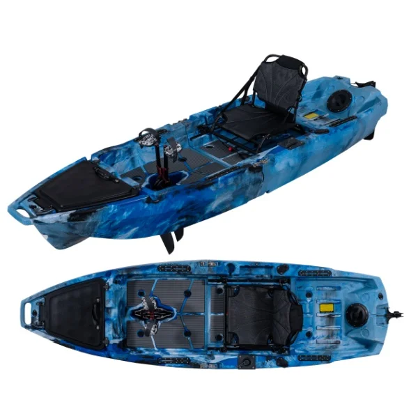 Modular Single 1 Person Plasti - Fishing Kayak Pedal Drive บทวิจารณ์และราคา