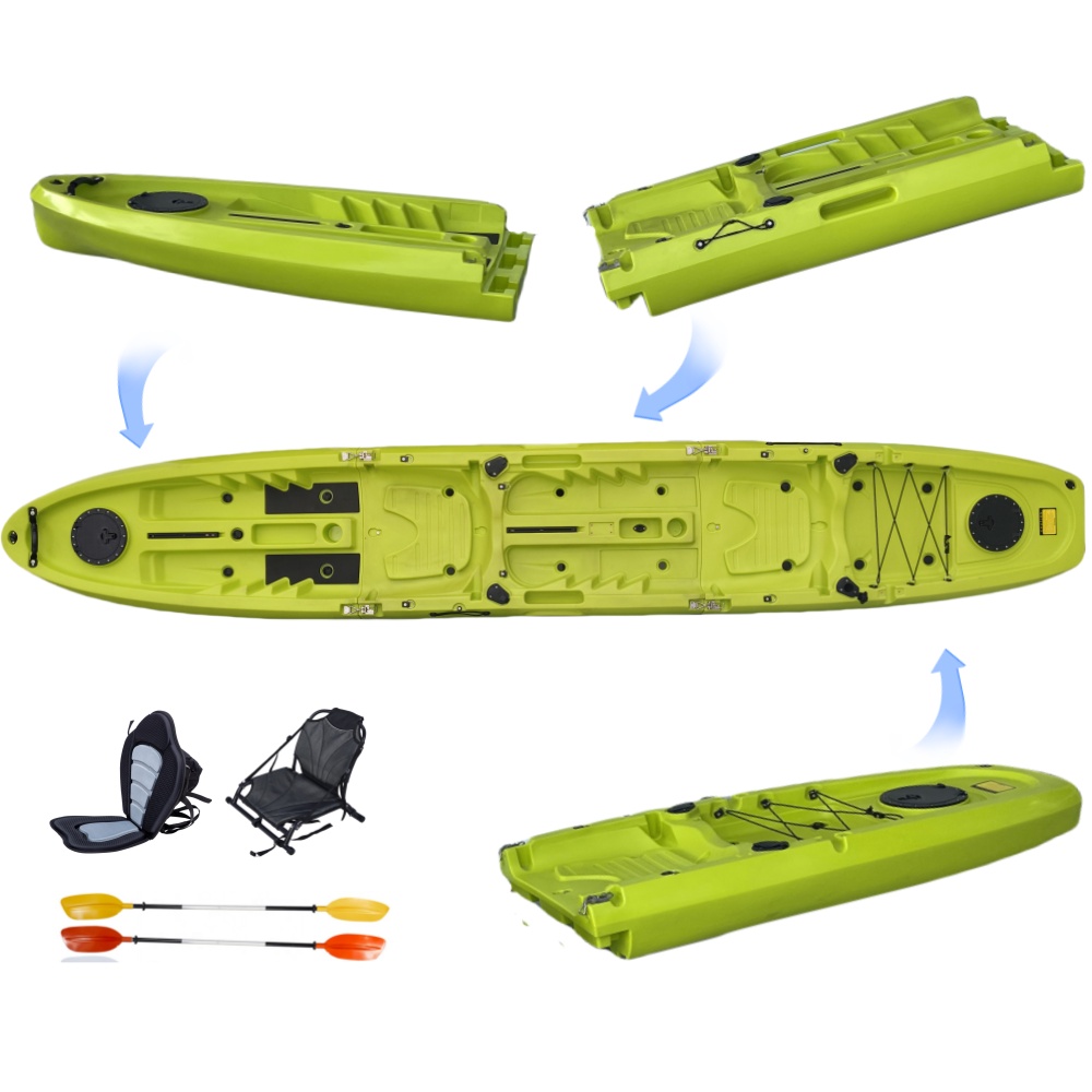New Modular Tandem Double Sit- - Fishing Kayak Sit On Top บทวิจารณ์และราคา