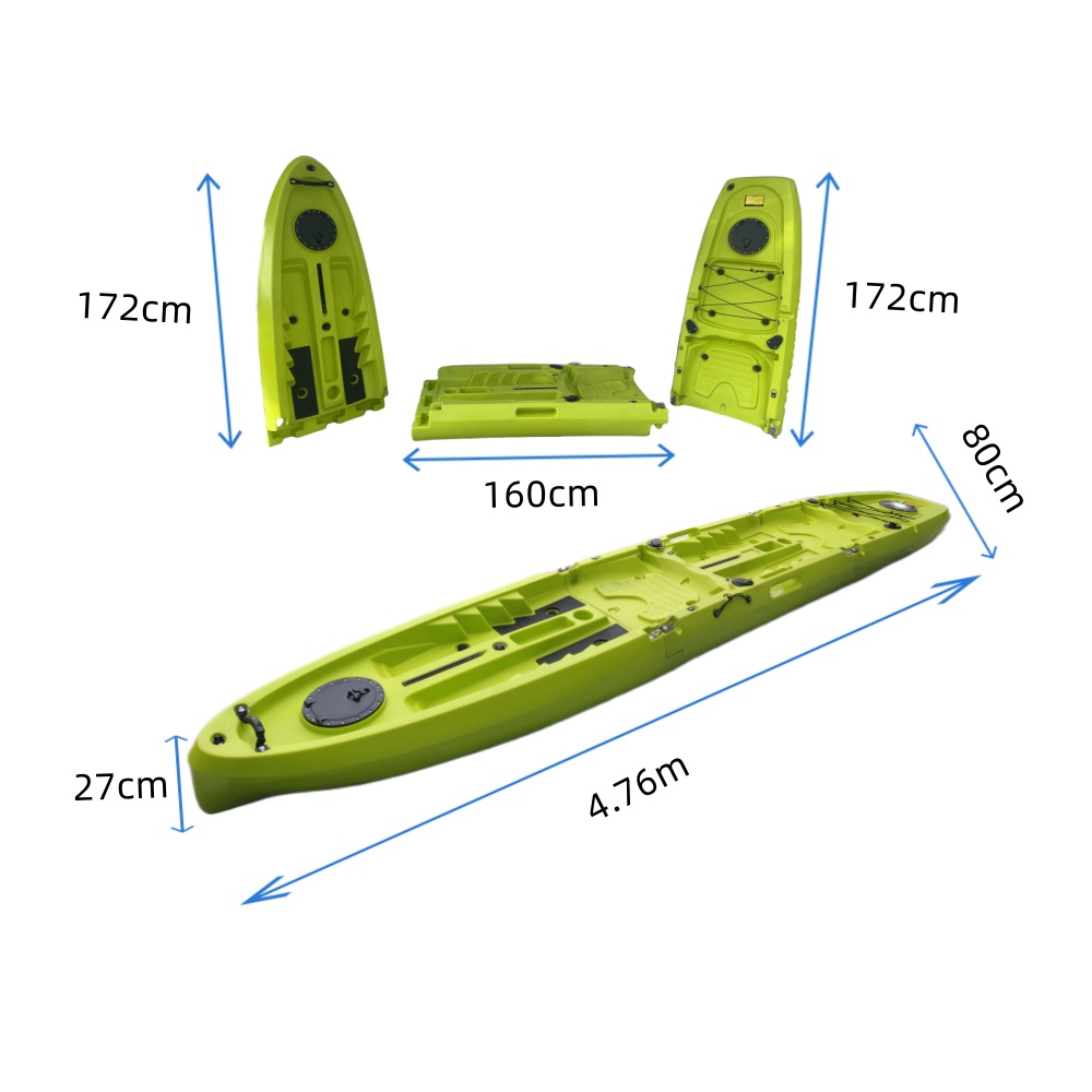 New Modular Tandem Double Sit- - Fishing Kayak Sit On Top บทวิจารณ์และราคา